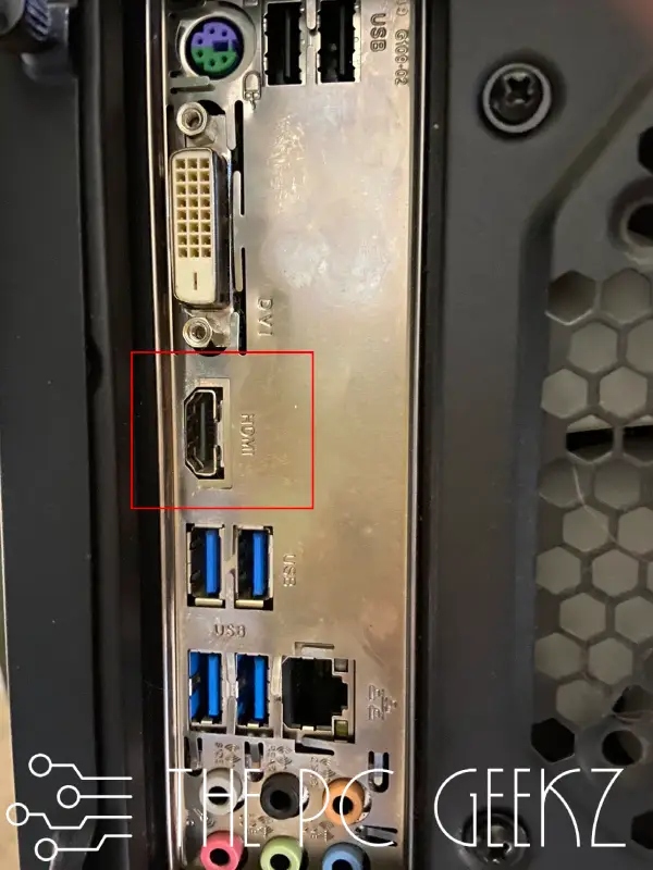 Motherboard HDMI port