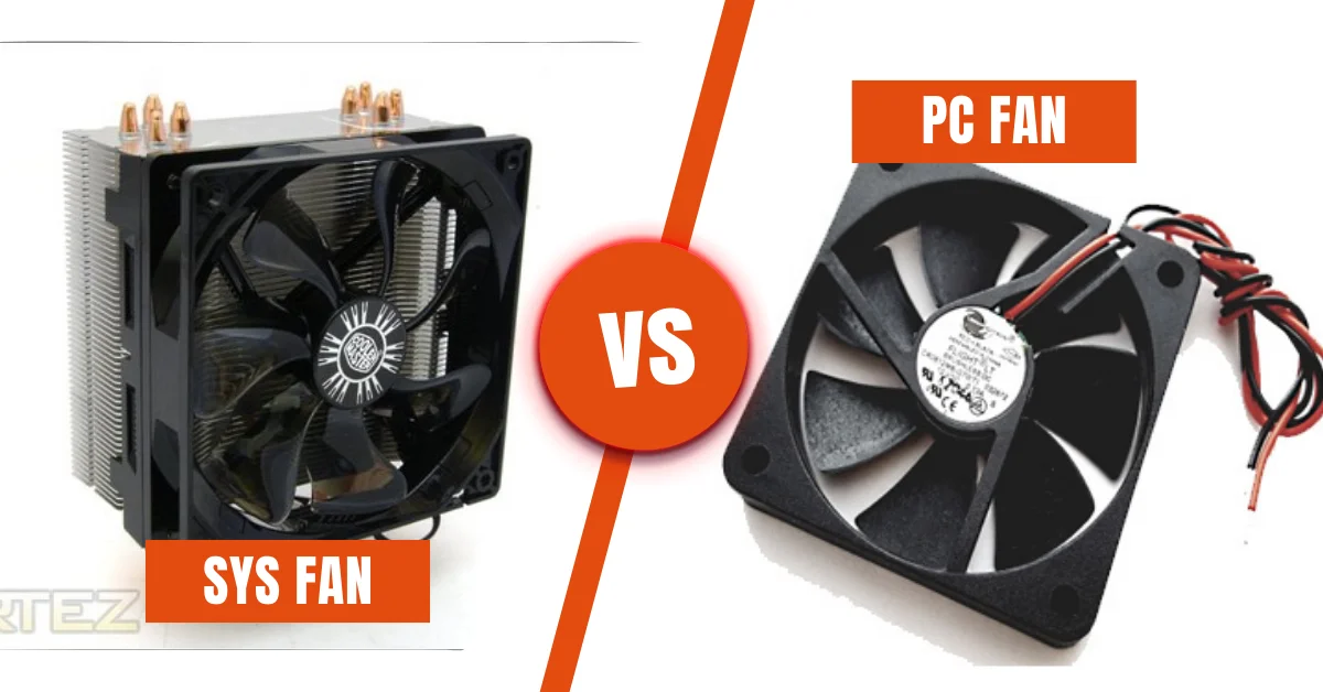 Sys Fan vs CPU Fan