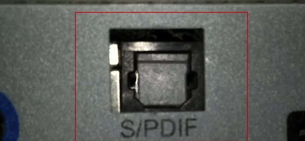 The S/PDIF Port