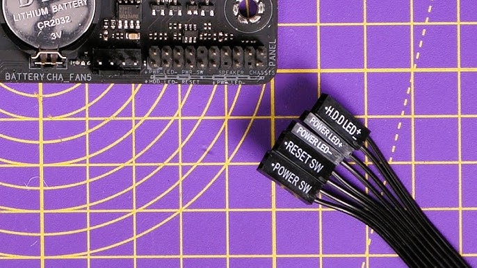 How To Connect The Power Button To The Motherboard