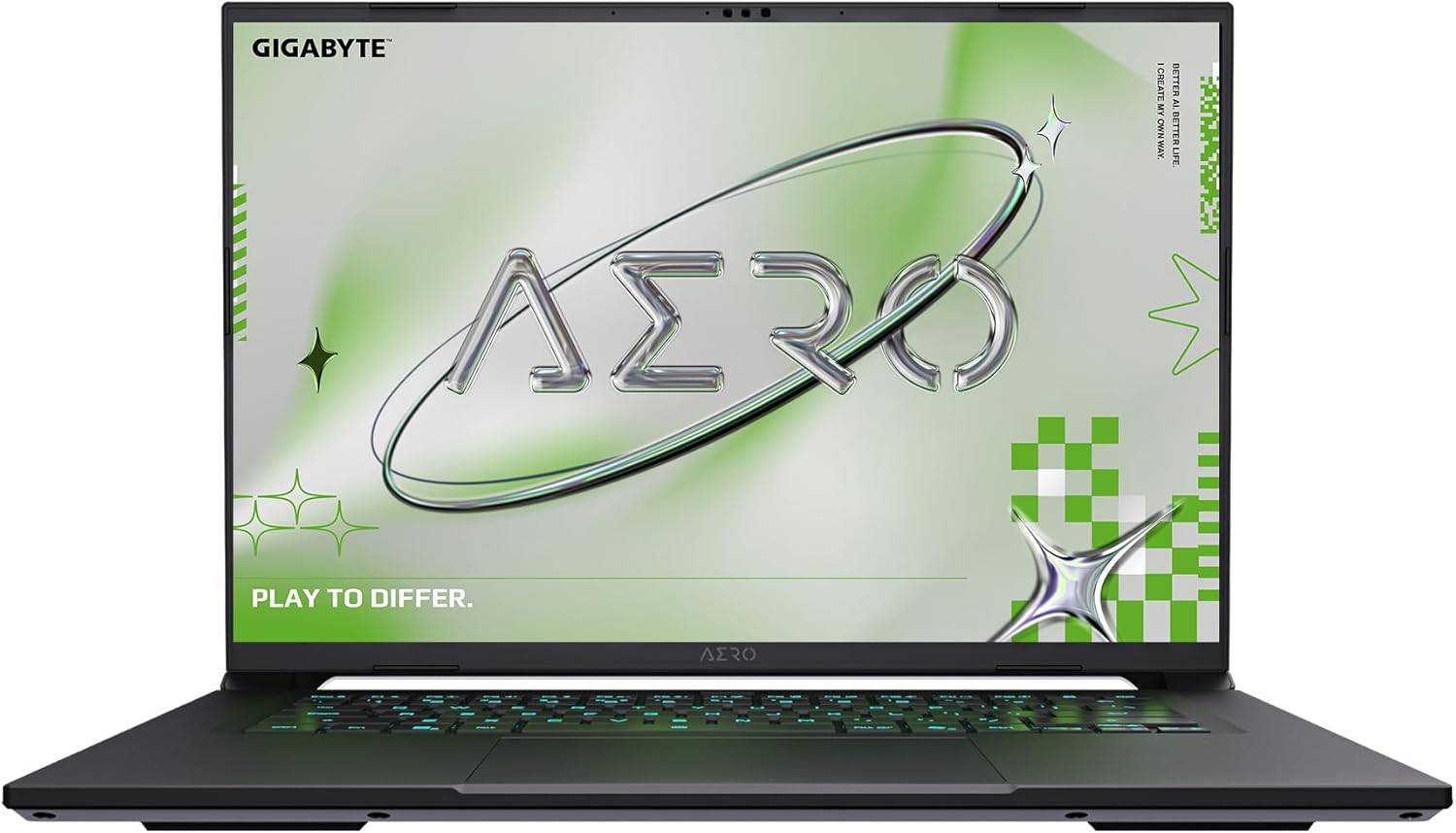 GIGABYTE AERO X16 Copilot+ PC - 165Hz 2560x1600 WQXGA - NVIDIA GeForce RTX 5070 - AMD Ryzen AI 7