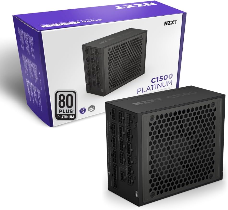 Best Performance PSUs For i9-14900K and RTX 5090 - 2025 22 NZXT C1500 Platinum ATX 3.1 | Fully Modular Low-Noise PC Gaming Power Supply