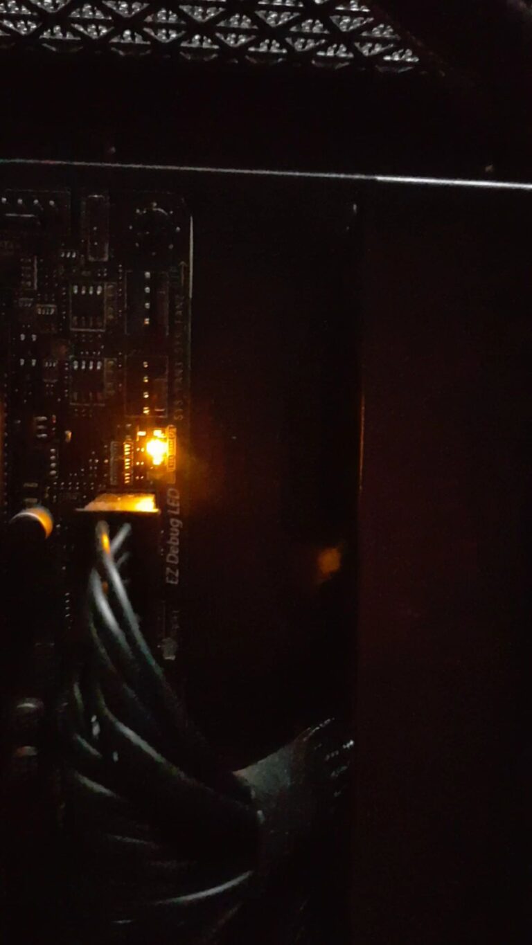 What Does The Orange Light On Motherboard Mean & How To Fix It