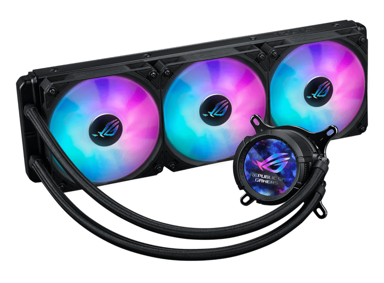 Best CPU Coolers For Ryzen 7 7800X3D 3 ASUS ROG Strix LC III 360 ARGB LCD All-in-one CPU Liquid Cooler