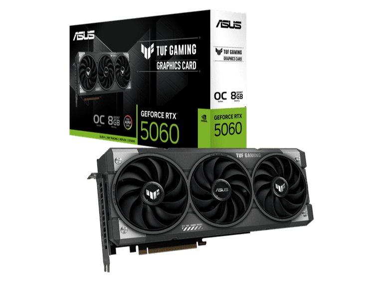 BEST GPU (GRAPHICS CARDS) UNDER $400 - TOP RANKED 3 ASUS TUF Gaming GeForce RTX 5060 8 GB GDDR7 OC Edition