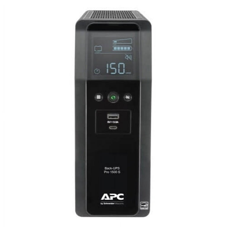 2. APC UPS Back-UPS Pro, 1500VA Sinewave UPS: