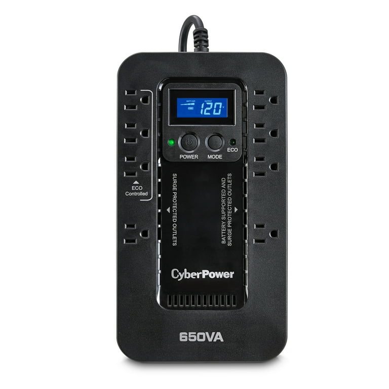 5. Cyber power EC650LCD Ecologic UPS: