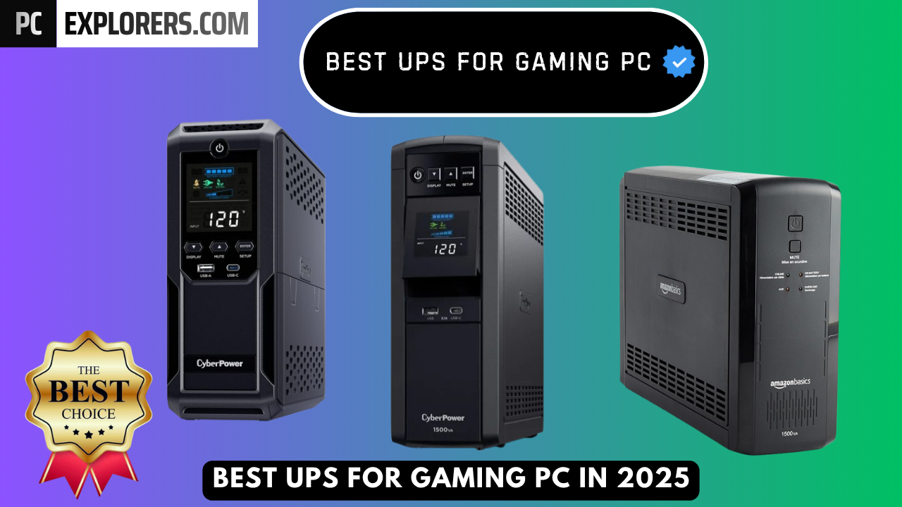 BEST UPS FOR GAMING PC - LONG BACKUP 2025