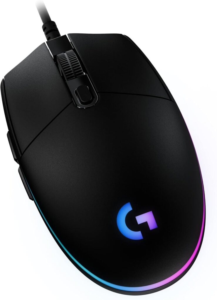  Logitech G203 Wired Gaming Mouse, 8,000 DPI